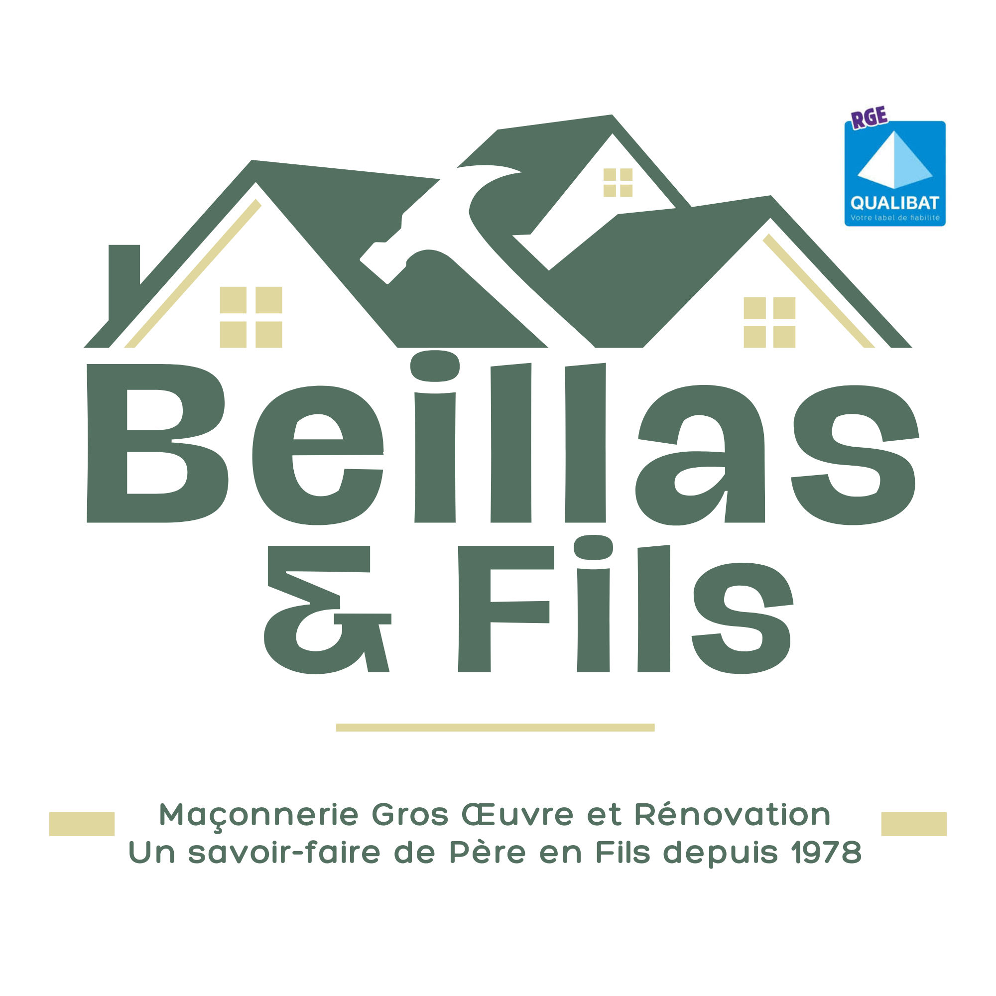 copie de black and white elegant construction company logo